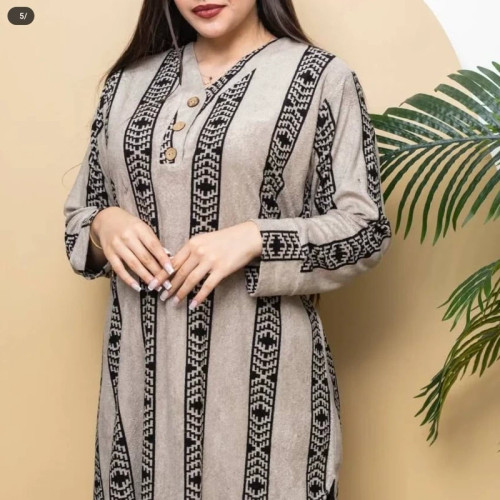 تونیک زنانه حوله ای پاییزی