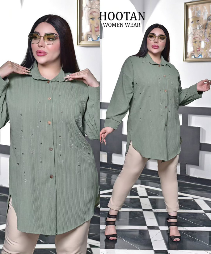 مانتو زنانه آیوا نگین دار ستاره