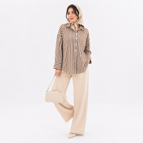 شومیز زنانه نخ کتان وارداتی