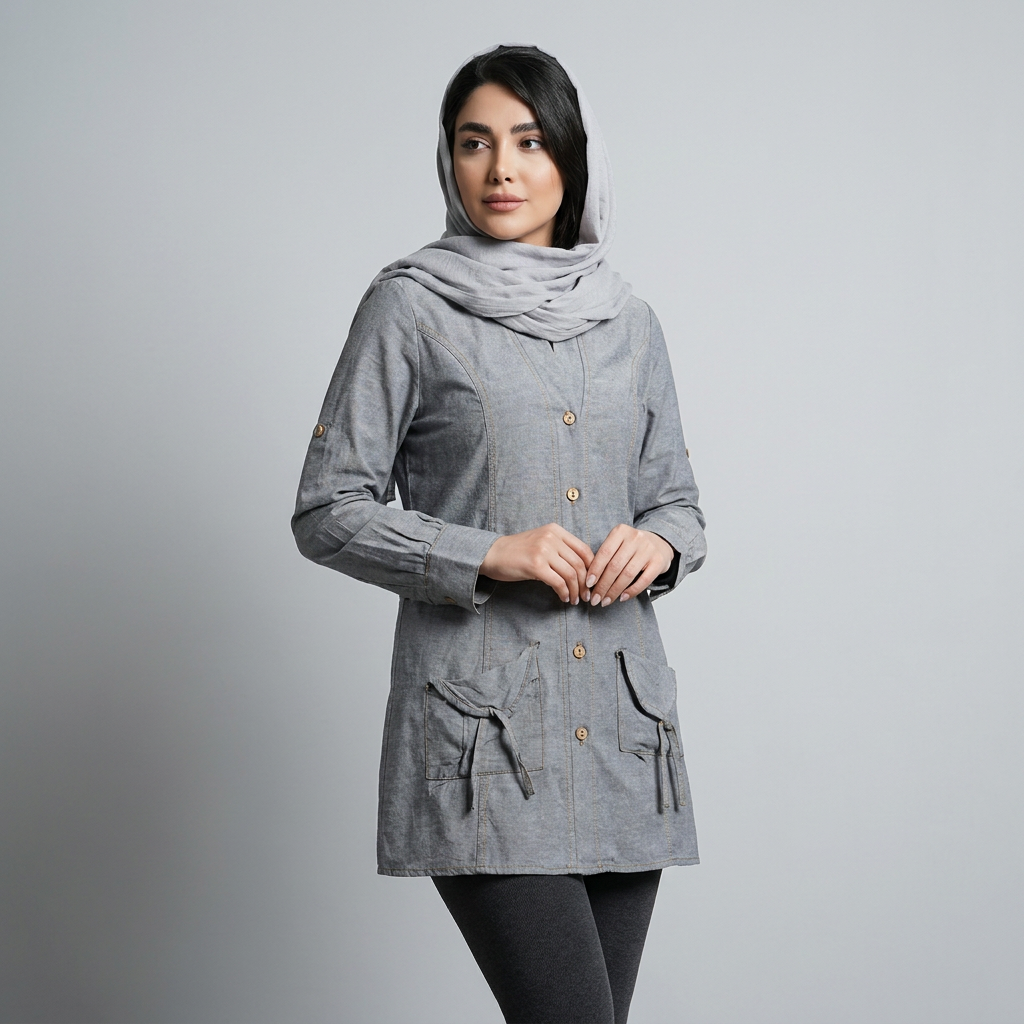 مانتو زنانه نخی ترک