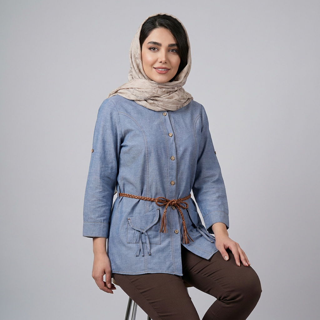 مانتو زنانه نخی ترک
