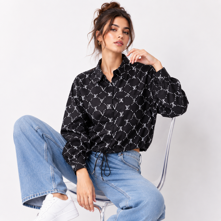کراپ شومیز وارداتی