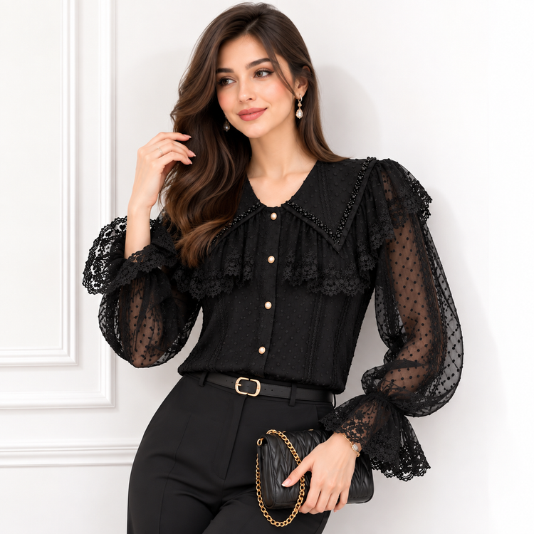 شومیز زنانه مجلسی وارداتی