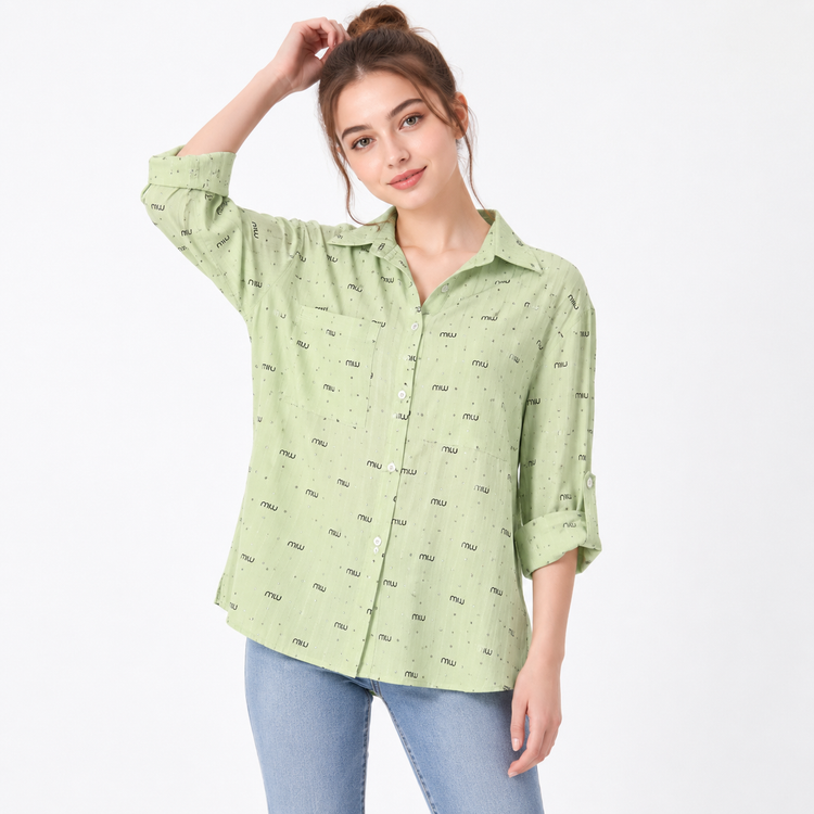 شومیز زنانه اسپرت miu miu