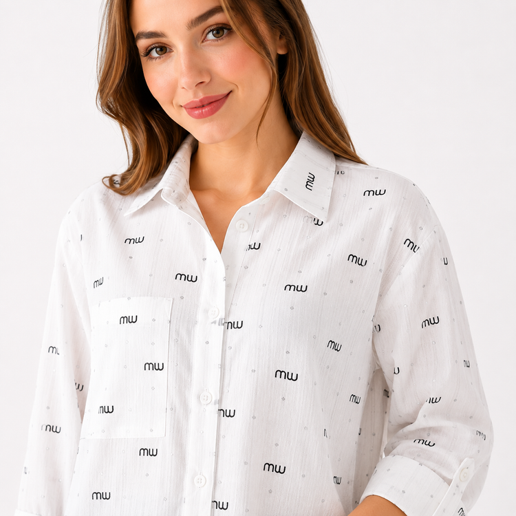 شومیز زنانه اسپرت miu miu