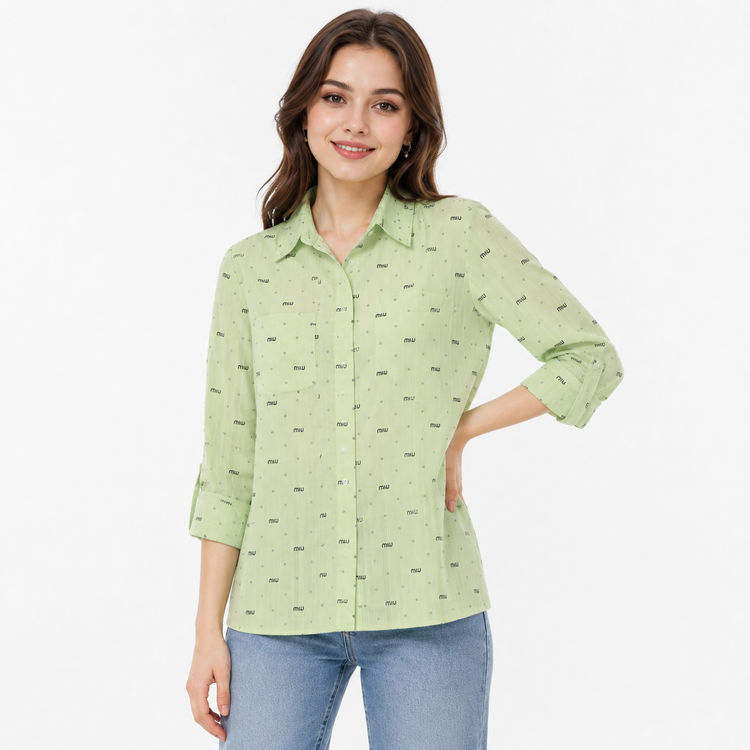 شومیز زنانه اسپرت miu miu