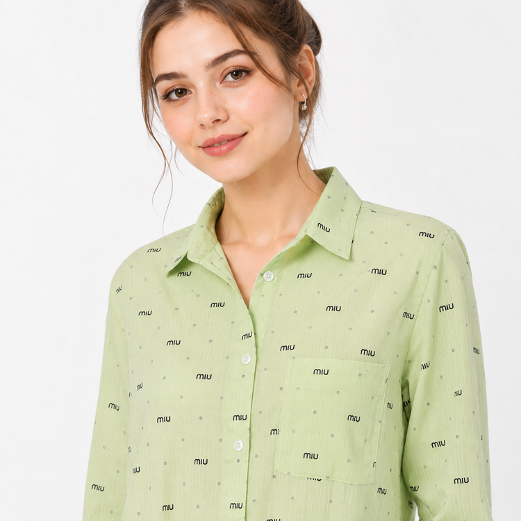 شومیز زنانه اسپرت miu miu