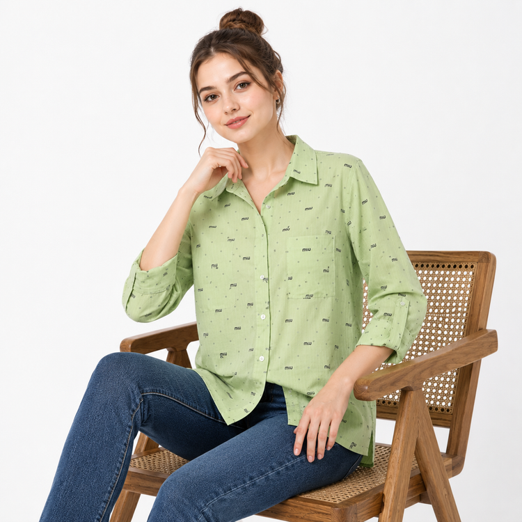 شومیز زنانه اسپرت miu miu