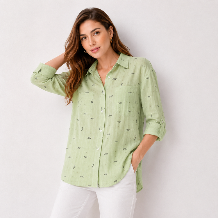 شومیز زنانه اسپرت miu miu