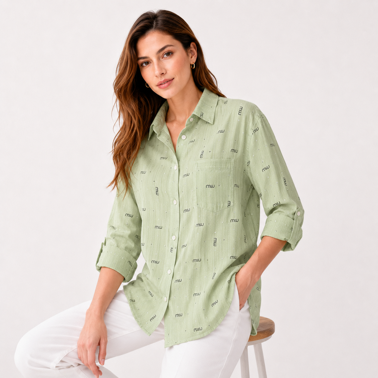 شومیز زنانه اسپرت miu miu