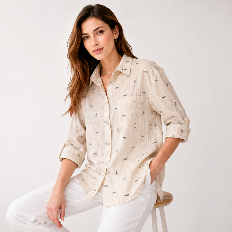 شومیز زنانه اسپرت miu miu