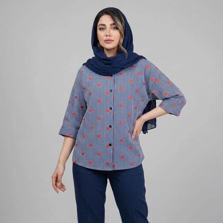 شومیز زنانه قلبی