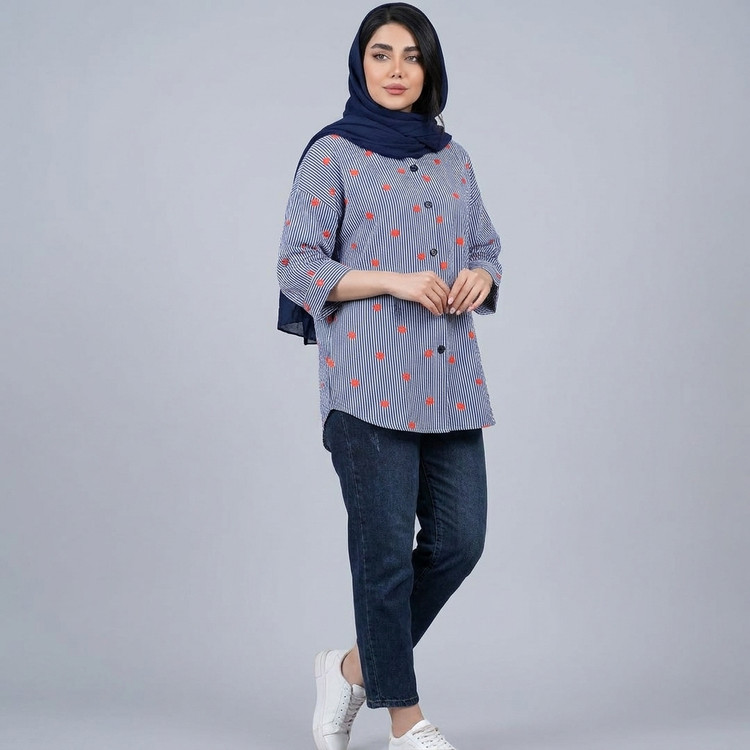 شومیز زنانه قلبی